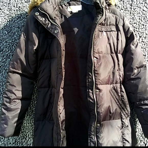 MICHAEL KORS COAT WITH REMOVABLE HOOD - Picture 1 of 7